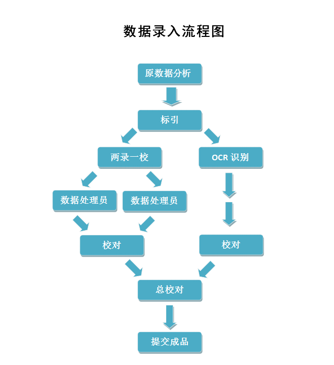 数据录入流程图